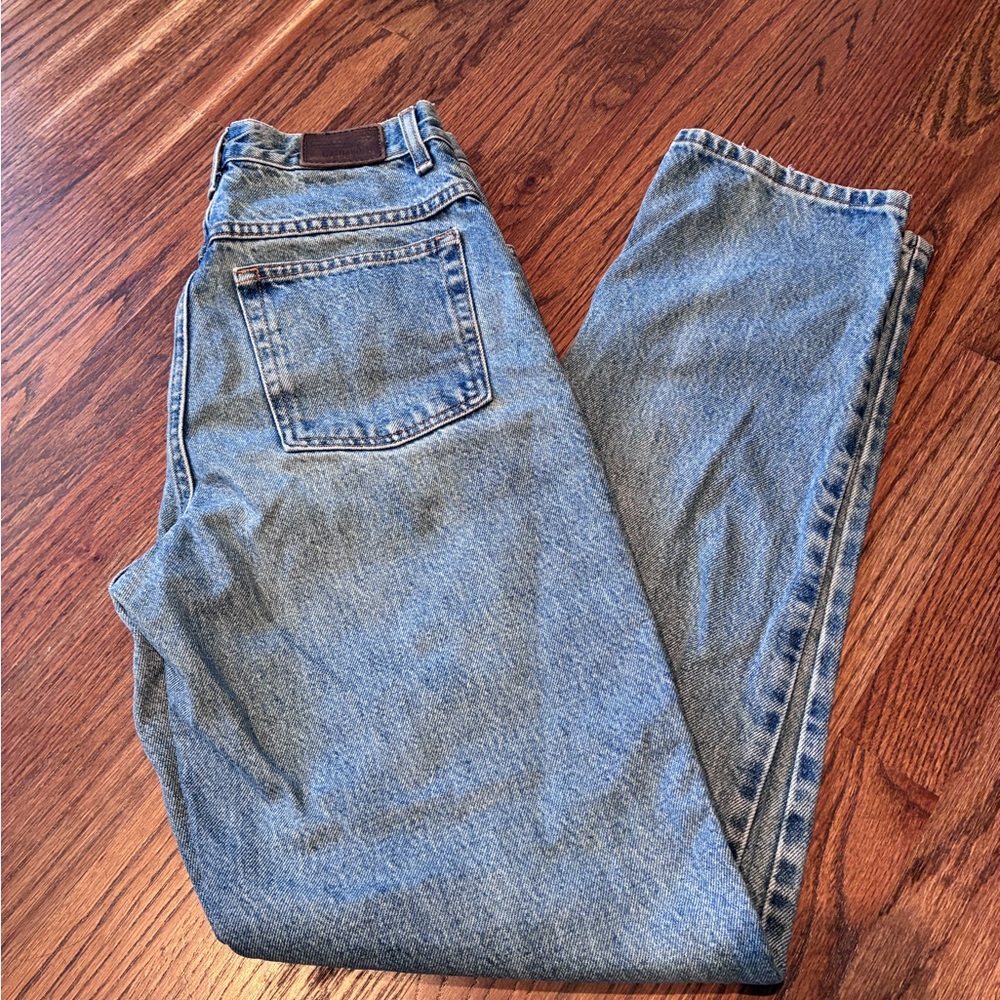 L.L. Bean Women's Classic Blue Straight Leg Jeans